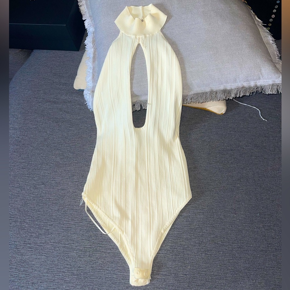 Sexy Cream Body Suit